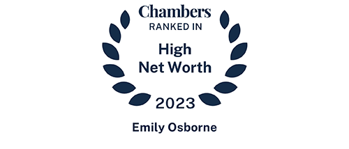 Emily Osborne - Ranked in Chambers HNW 2023