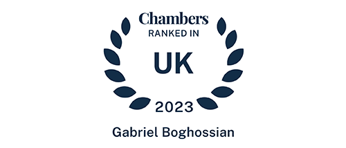 Gabriel Boghossian - Ranked in Chambers UK 2023