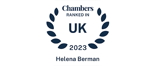 Chambers UK 2023 - Helena Berman - Ranked in