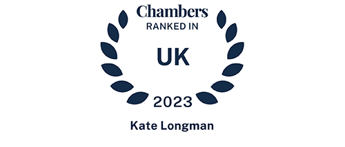 Chambers UK 2023 - Kate Longman - Ranked in