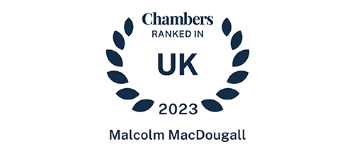 Chambers UK 2023 - Malcolm MacDougall - Ranked in