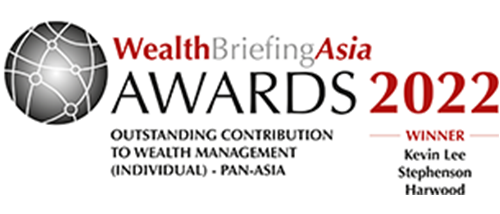 WealthBriefingAsia Awards 2022 - Outstanding contribution to wealth management (individual) - Pan-Asia - Kevin Lee